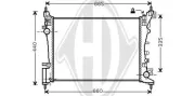 Kühler, Motorkühlung DIEDERICHS DCM2710