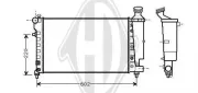 Kühler, Motorkühlung DIEDERICHS DCM2791