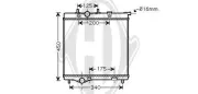 Kühler, Motorkühlung DIEDERICHS DCM2808