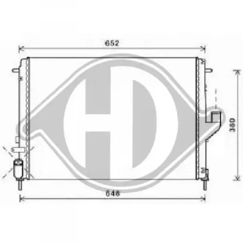 Kühler, Motorkühlung DIEDERICHS DCM2963 Bild Kühler, Motorkühlung DIEDERICHS DCM2963