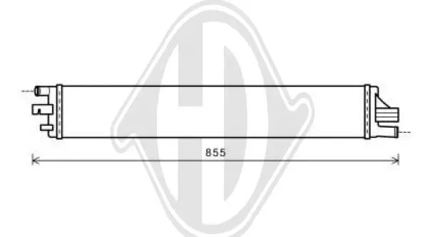 Kühler, Motorkühlung DIEDERICHS DCM2966