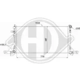 Kühler, Motorkühlung DIEDERICHS DCM2967