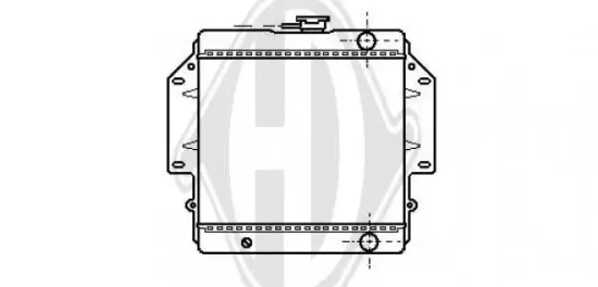 Kühler, Motorkühlung DIEDERICHS DCM3058 Bild Kühler, Motorkühlung DIEDERICHS DCM3058