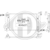 Kühler, Motorkühlung DIEDERICHS DCM3232