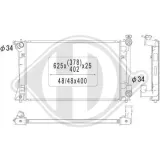 Kühler, Motorkühlung DIEDERICHS DCM3254