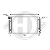 Kühler, Motorkühlung DIEDERICHS DCM3283