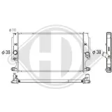 Kühler, Motorkühlung DIEDERICHS DCM3289