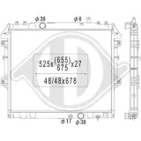 Kühler, Motorkühlung DIEDERICHS DCM3296
