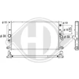 Kühler, Motorkühlung DIEDERICHS DCM3352