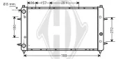 Kühler, Motorkühlung DIEDERICHS DCM3410