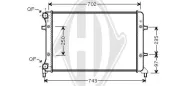 Kühler, Motorkühlung DIEDERICHS DCM3440