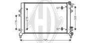Kühler, Motorkühlung DIEDERICHS DCM3470