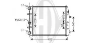 Kühler, Motorkühlung DIEDERICHS DCM3562