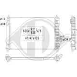 Kühler, Motorkühlung DIEDERICHS DCM3609