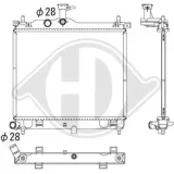 Kühler, Motorkühlung DIEDERICHS DCM3724