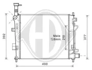 Kühler, Motorkühlung DIEDERICHS DCM3815