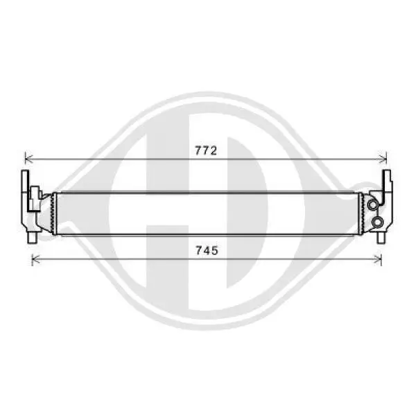 Kühler, Motorkühlung DIEDERICHS DCM3827