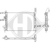 Kühler, Motorkühlung DIEDERICHS DCM3866