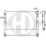 Kühler, Motorkühlung DIEDERICHS DCM3886