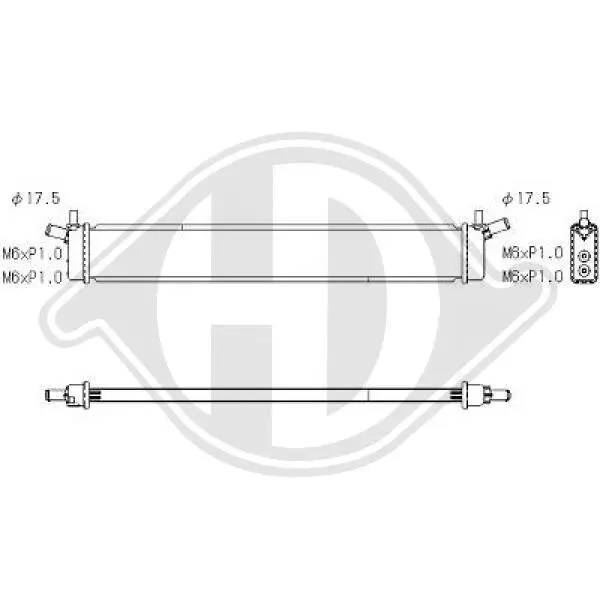 Kühler, Motorkühlung DIEDERICHS DCM3890