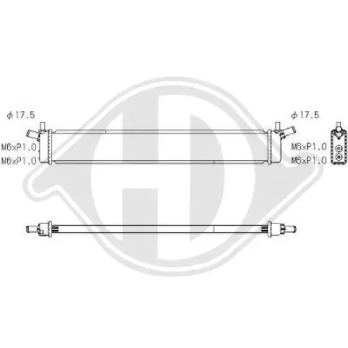 Kühler, Motorkühlung DIEDERICHS DCM3890 Bild Kühler, Motorkühlung DIEDERICHS DCM3890