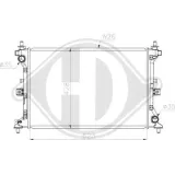 Kühler, Motorkühlung DIEDERICHS DCM3896