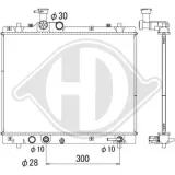 Kühler, Motorkühlung DIEDERICHS DCM3904