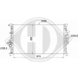 Kühler, Motorkühlung DIEDERICHS DCM3906