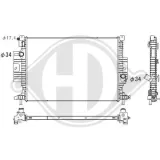 Kühler, Motorkühlung DIEDERICHS DCM3910