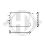 Kühler, Motorkühlung DIEDERICHS DCM3981