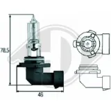 Glühlampe, Fernscheinwerfer 12 V 51 W HB4 DIEDERICHS LID10029