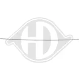 Zier-/Schutzleiste, Stoßfänger hinten Mitte DIEDERICHS ZUB00044