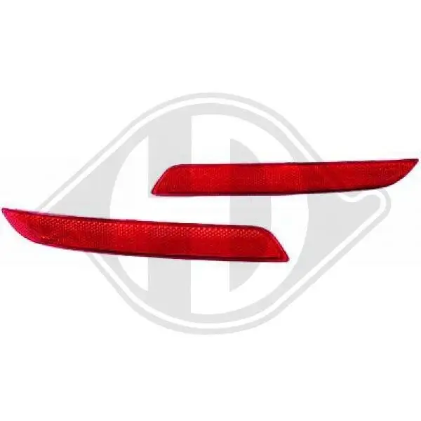 Rückstrahler hinten DIEDERICHS ZUB00084