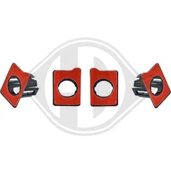 Halter, Stoßfänger vorne DIEDERICHS ZUB00106