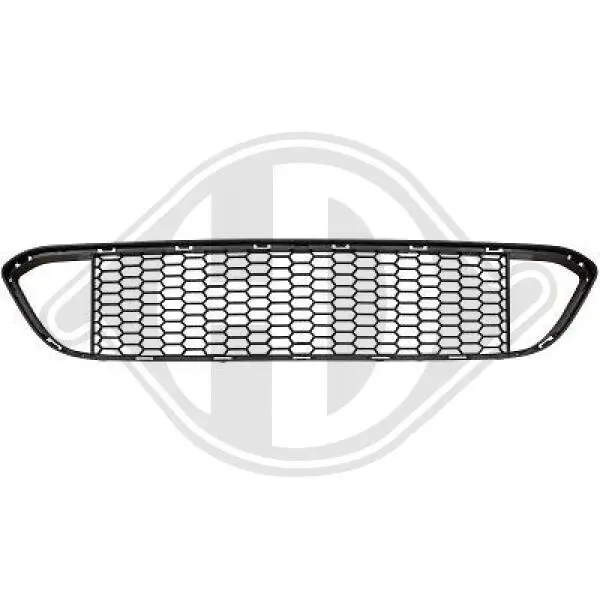 Lüftungsgitter, Stoßfänger vorne Mitte DIEDERICHS ZUB00305