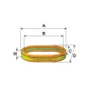 Luftfilter FILTRON AE 220 Bild Luftfilter FILTRON AE 220