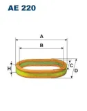 Luftfilter FILTRON AE 220
