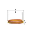 Luftfilter FILTRON AE 251 Bild Luftfilter FILTRON AE 251