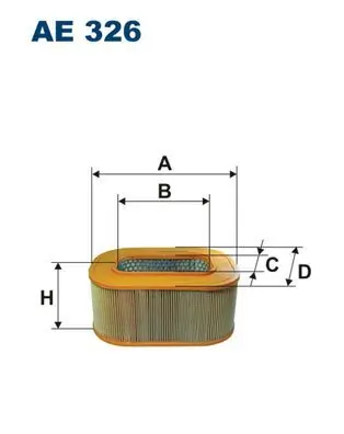 Luftfilter FILTRON AE 326 Bild Luftfilter FILTRON AE 326