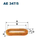 Luftfilter FILTRON AE 347/5