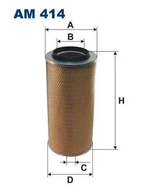 Luftfilter FILTRON AM 414 Bild Luftfilter FILTRON AM 414