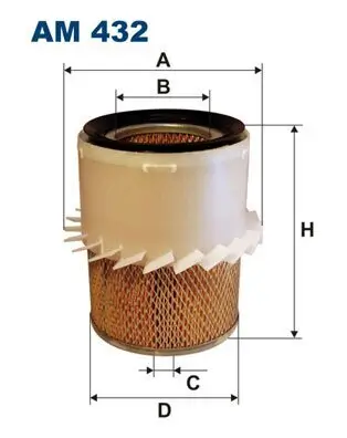 Luftfilter FILTRON AM 432 Bild Luftfilter FILTRON AM 432