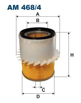 Luftfilter FILTRON AM 468/4
