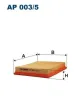Luftfilter FILTRON AP 003/5