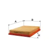 Luftfilter FILTRON AP 003/8 Bild Luftfilter FILTRON AP 003/8