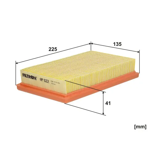 Luftfilter FILTRON AP 022 Bild Luftfilter FILTRON AP 022