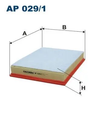 Luftfilter FILTRON AP 029/1 Bild Luftfilter FILTRON AP 029/1