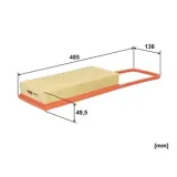 Luftfilter FILTRON AP 034/4-2x