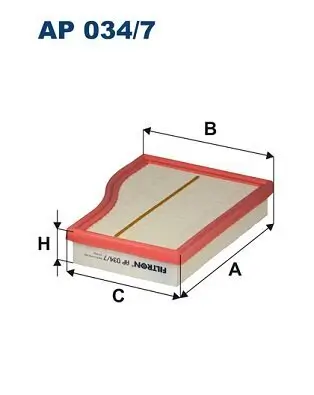 Luftfilter FILTRON AP 034/7 Bild Luftfilter FILTRON AP 034/7