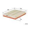 Luftfilter FILTRON AP 051 Bild Luftfilter FILTRON AP 051